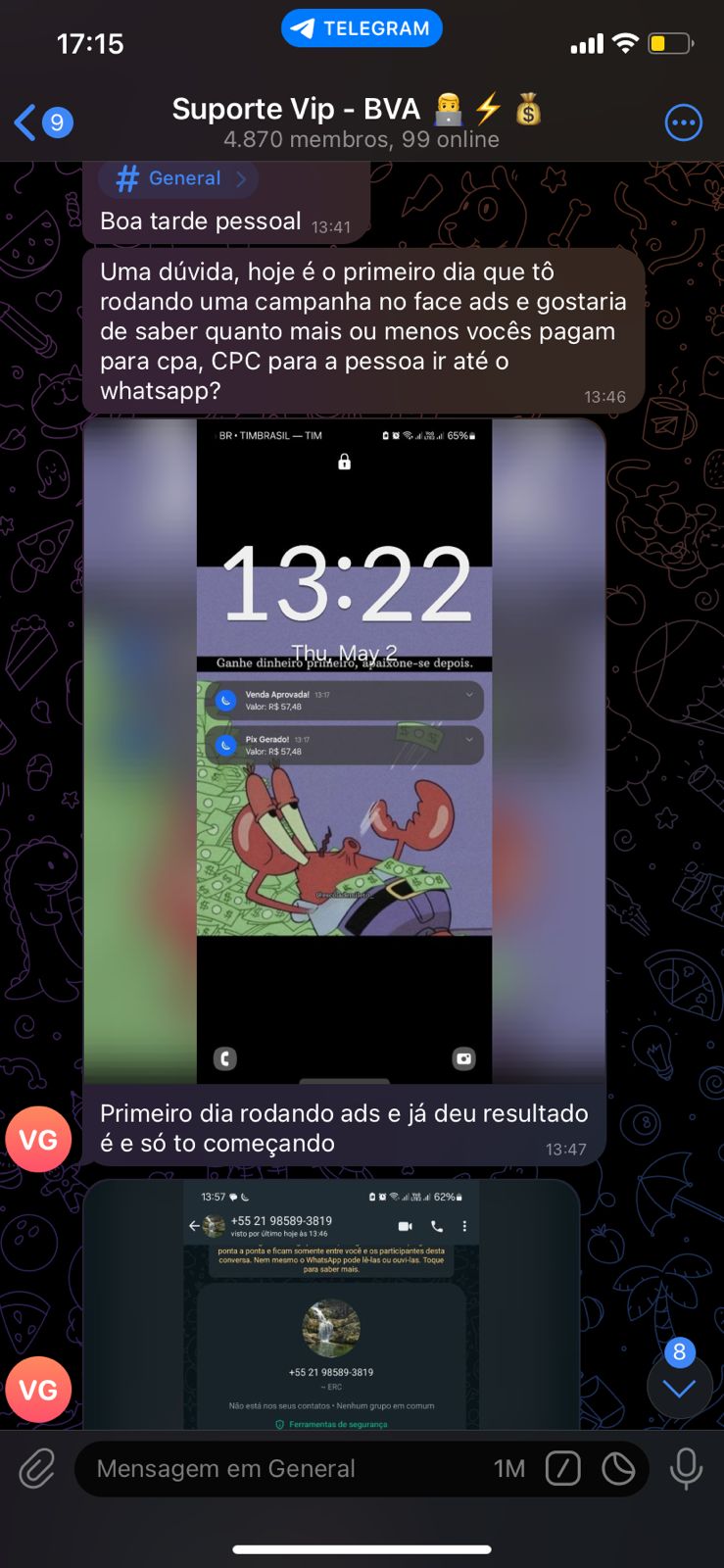 Print de resultado de aluno